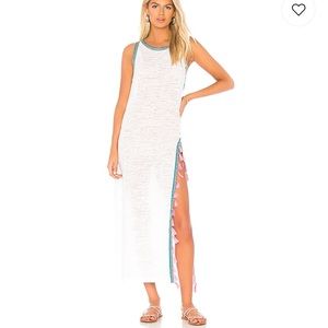 Revolve Pitusa Tassel Slit Beach Dress